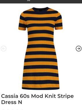 Madcap England Cassia mod 60s knit dress
